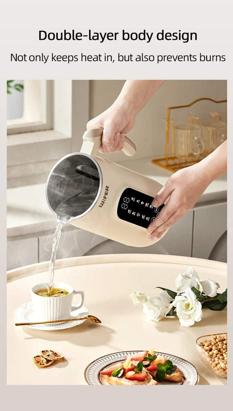 Automatic Soy Milk Machine Electric Juicer Blender Multifunctional Wall Breaking Machine Soybean Milk Maker Breakfast Machine