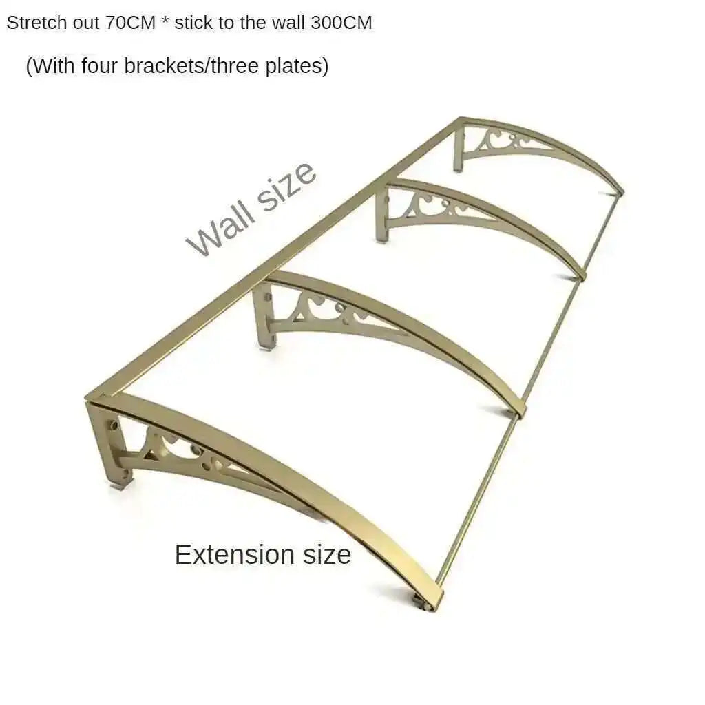 Modern Metal Awning for Electric Box Silent Outdoor Thickened Awnings Personalized Commercial Waterproof Awnings for Terrace