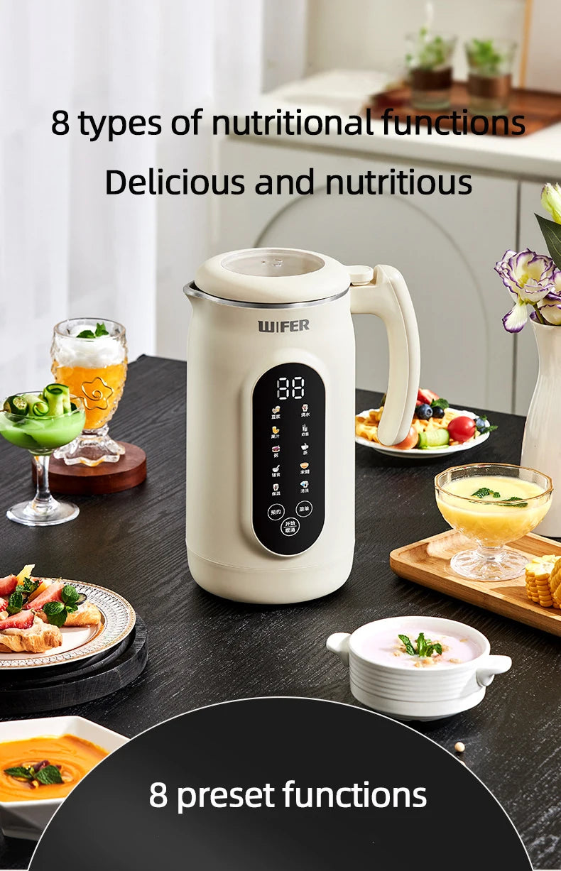 Automatic Soy Milk Machine Electric Juicer Blender Multifunctional Wall Breaking Machine Soybean Milk Maker Breakfast Machine
