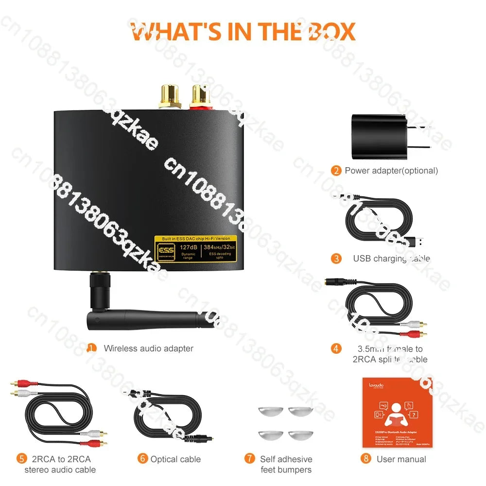 1Mii DS200Pro HiFi 5.2 Music Receiver for Home Stereo with Audiophile DAC aptX HD & LDAC