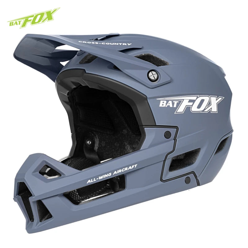 Full-Face Mountain Bike Helmet – Off-Road Certified Integrally molded helmet designed for cycling safety and comfort. Ideal for mountain biking and off-road riding adventures.