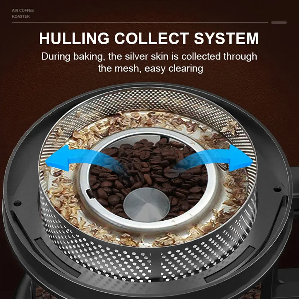 Home Coffee Roaster 2 in1 Roasting & Cooling Electric No Smoke Coffee Bean Baking Roasting Machine Full Automatic Coffee Roaster