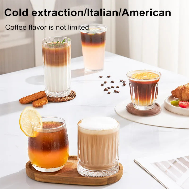 20Bar Espresso Machine – Dual Brew Hot & Cold Features smart touchscreen, milk frother, fast heating, and energy-saving design. Ideal for home baristas to craft café-quality drinks.