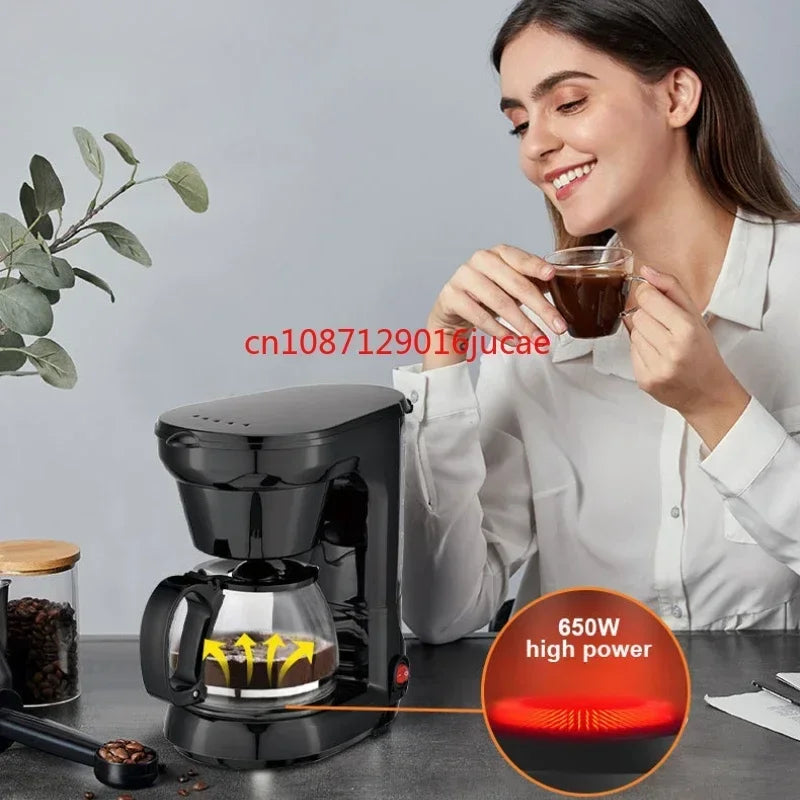 2025 new steam coffee machine, automatic drip coffee machine, American European milk tea machine, coffee pot