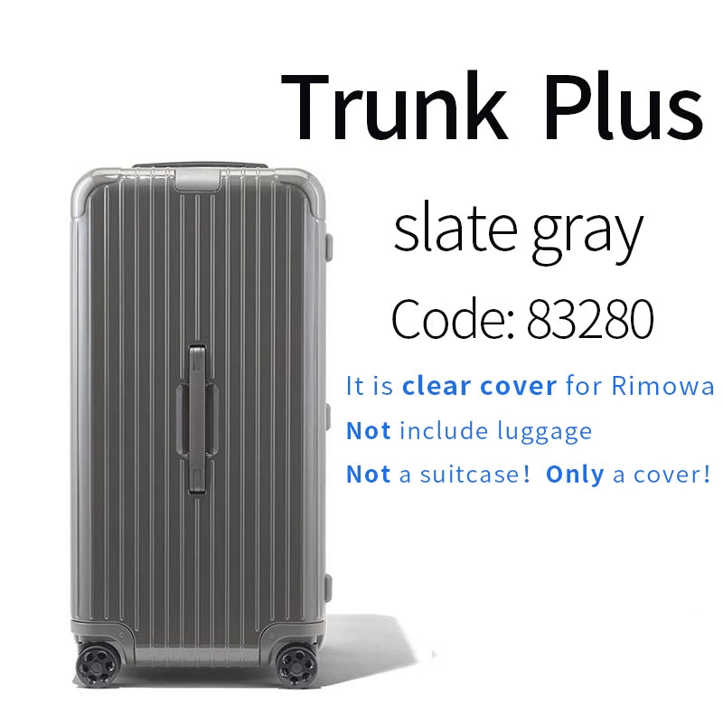 Transparent Cover Applicable for Rimowa Essential Suitcase Protective Cover Clear Trunk Plus 31 33 Inch Rimowa Luggage Cover