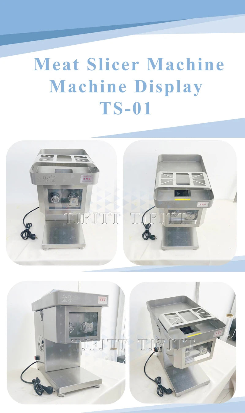 Commercial Meat Slicing Machine Meat Slicer Electric Meat Cutting Machine 1500W Large Power Meat Mincer