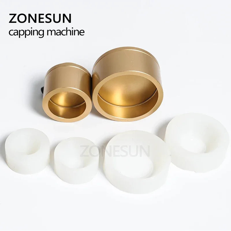 ZONESUN Optional Mix Up Capping Machine Portable Automatic Electric With Security Ring Bottle Capper Screwing Sealing Machine