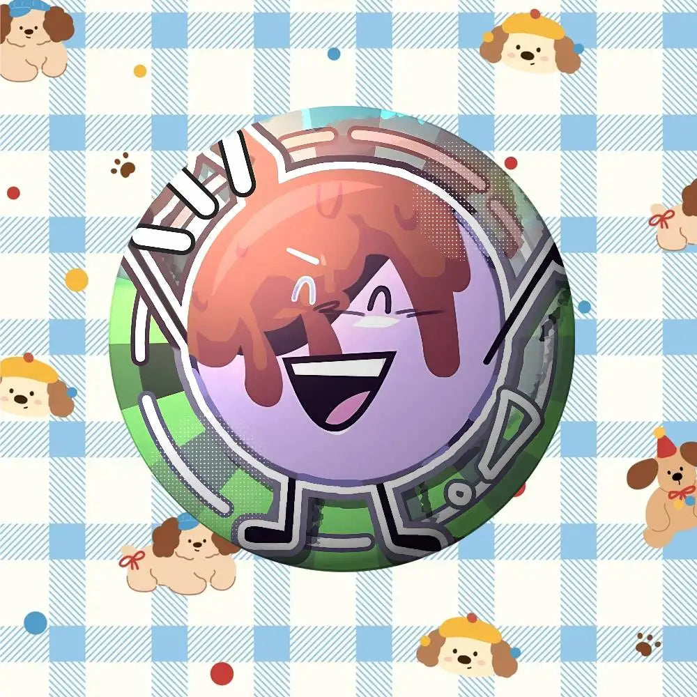 Funny A-Inanimate Insanity-S Badges Tinplate Soft Button Pin Brooch Metal Badge Custom Jewelry Accessories Hat Bag Lapel