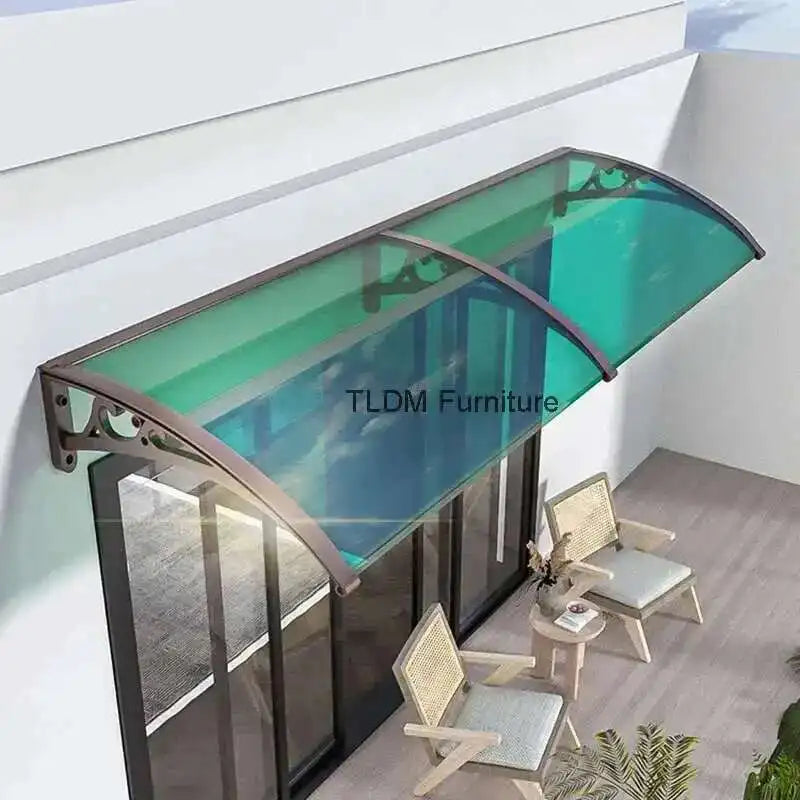Modern Metal Awning for Electric Box Silent Outdoor Thickened Awnings Personalized Commercial Waterproof Awnings for Terrace