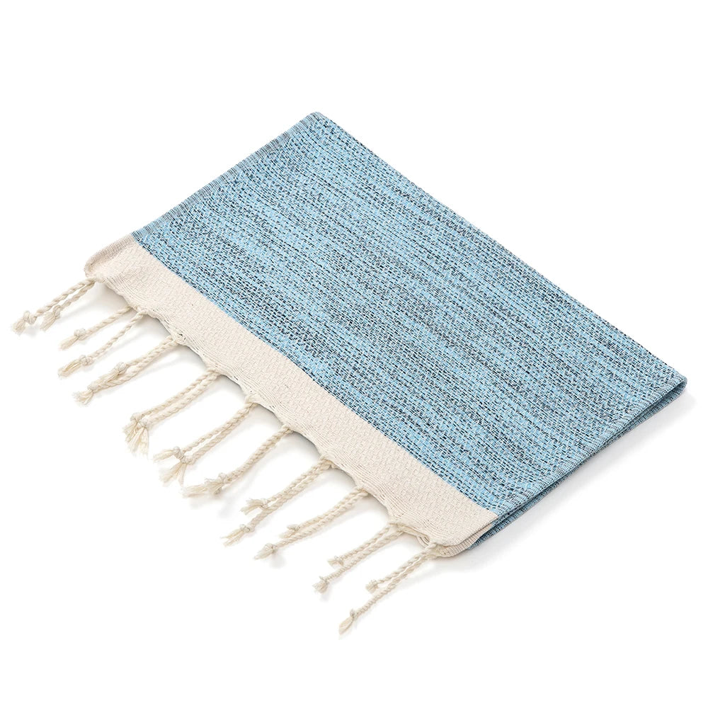 YEUZLICOTTON 100%cotton Turkish towel with tassels for home 40*100CM Sauna Spa Bath sports Towels Tablecloth Bathroom set