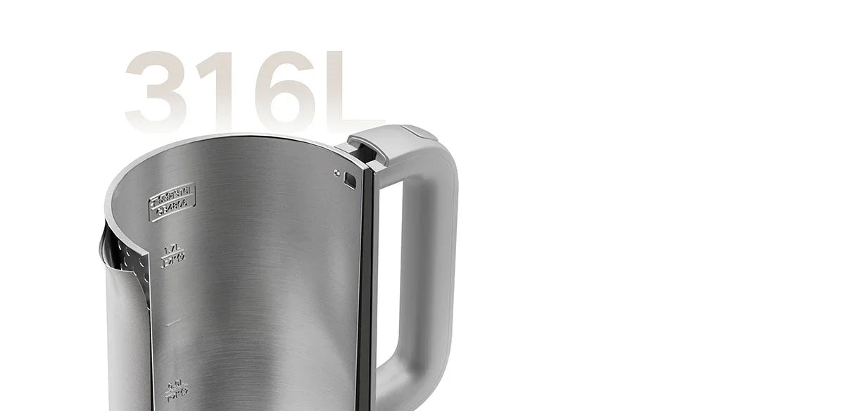 MIJIA Electric Kettle S1 Fast Hot boiling Stainless Water Kettle Teapot 1.7L 1800W Anti-Overheat Quadruple Protection