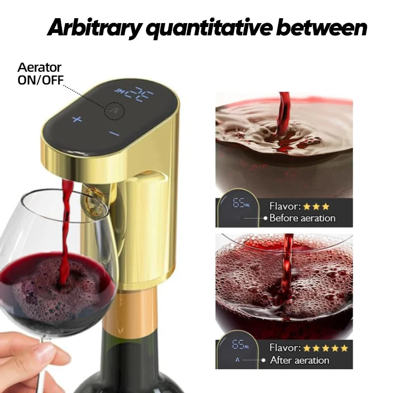 New Portable Mini Automatic Wine Decanter Electric Wine Aerator and Wine Dispenser