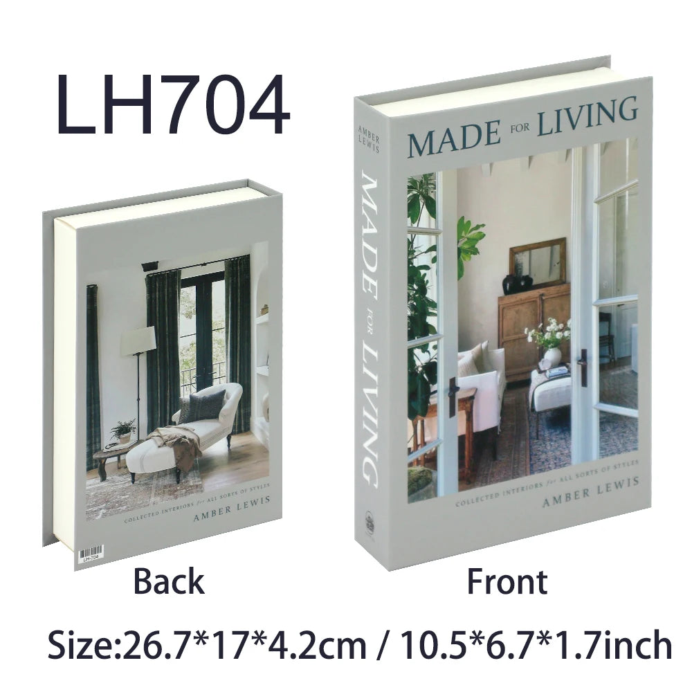 Aperol Cocktail Luxury Fake Books Decoration Coffee Table Decorative Books Club Villa Hotle Decoration Shooting Props Home Extra