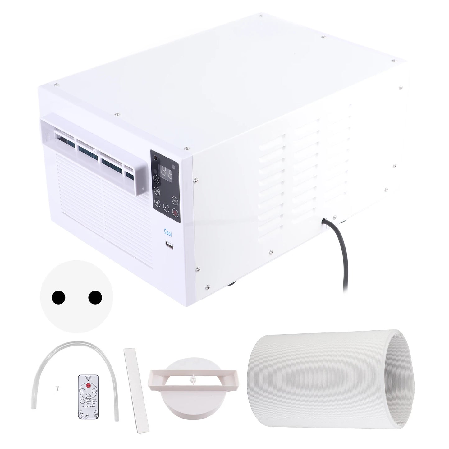 Portable Air Conditioner Remote Control Touch Air Cooler for Outdoor Camping Car Kitchen 280W Remote Control Air Cooler