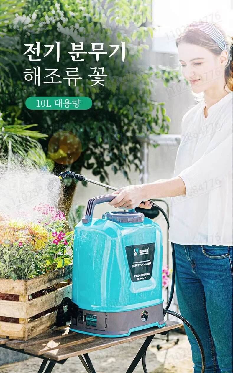 20L/10L/8L Electric Sprayer Back Irrigation Rechargeable Agricultural Gardening Tool High Pressure Atomizing Battery Sprayer