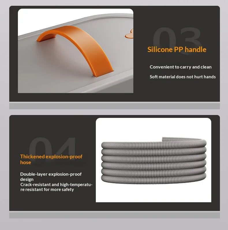 New Handheld High Temperature Steam Cleaner Kitchen Hood Cleaner for Deep Cleaning and Sanitising Electric Steam Cleaner