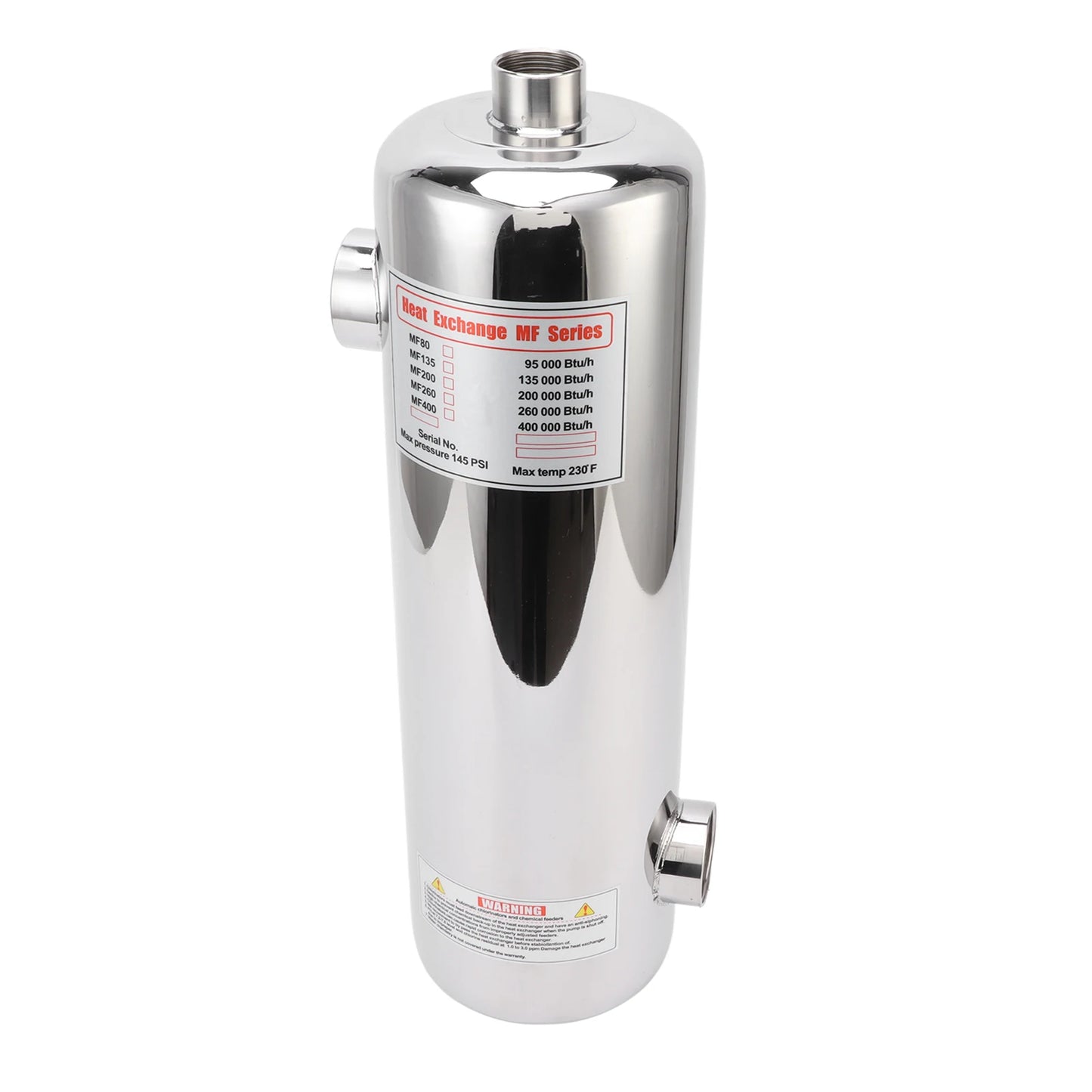 60KW Swimming Pool Heat Exchanger SPA Thermostat Heater Pool Circulating Heating Equipment Pool Heat Exchange Equipment