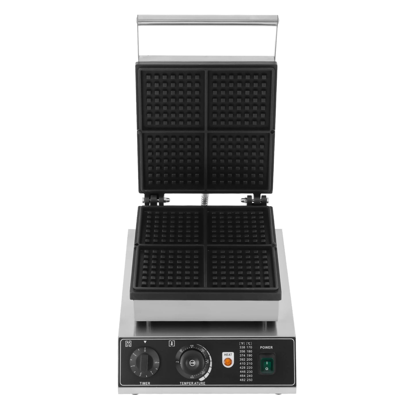 1750W Electric Waffle Maker 4 Grids Waffle Making Machine for Making Waffles Home Kitchens Commercial 50-300℃