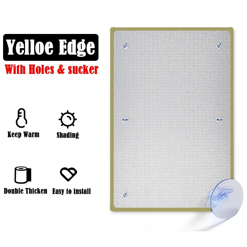 Home Windows Sunshades Anti-UV Aluminum Foil Shading Screen Sunshine Room Shading Board Keep Warm Film Balcony Privacy Pad