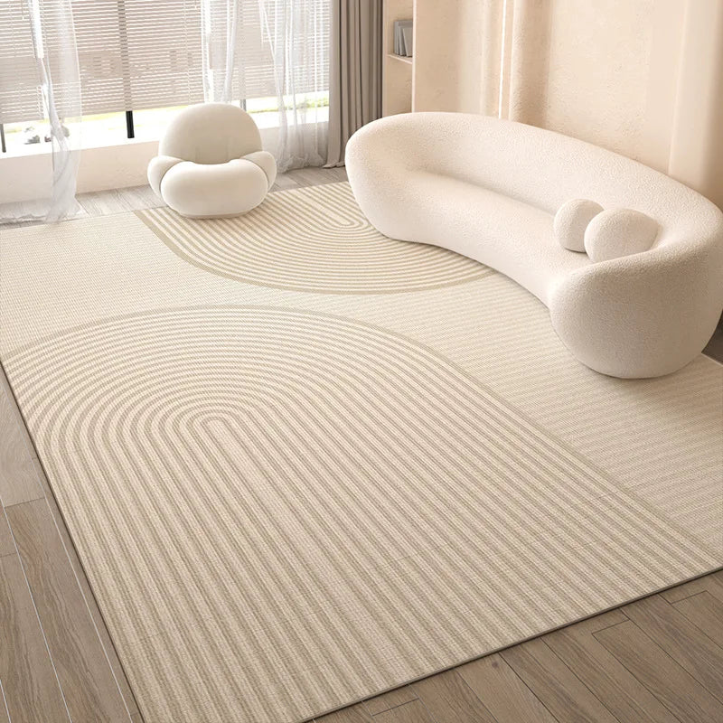 VIKAMA French Carpet For The Living Room, Wabi-Sabi Style Carpet, Easy To Maintain, Light Luxury, Bedside Carpet For The Bedroom