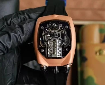 Advanced limited edition men's mechanical watch new design carving custom watch automatic mechanical men's watch men's gif