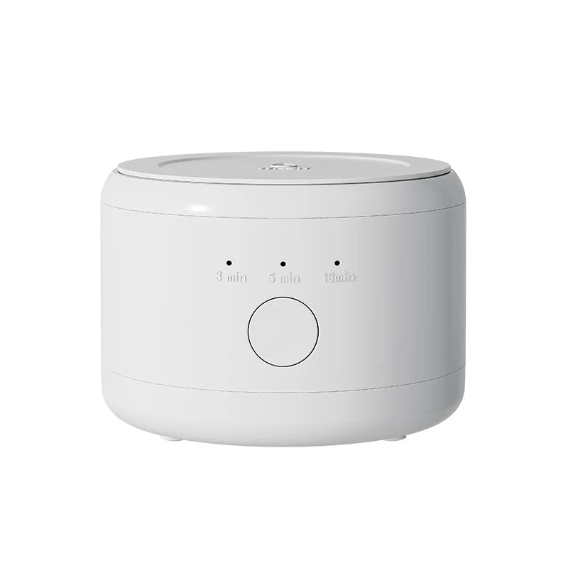 Ultrasonic Cleaner Machine, Automatic Denture Cleaner USB Rechargeable Cleaner with Cleaner, 3 Modes, for All Dental Appliance