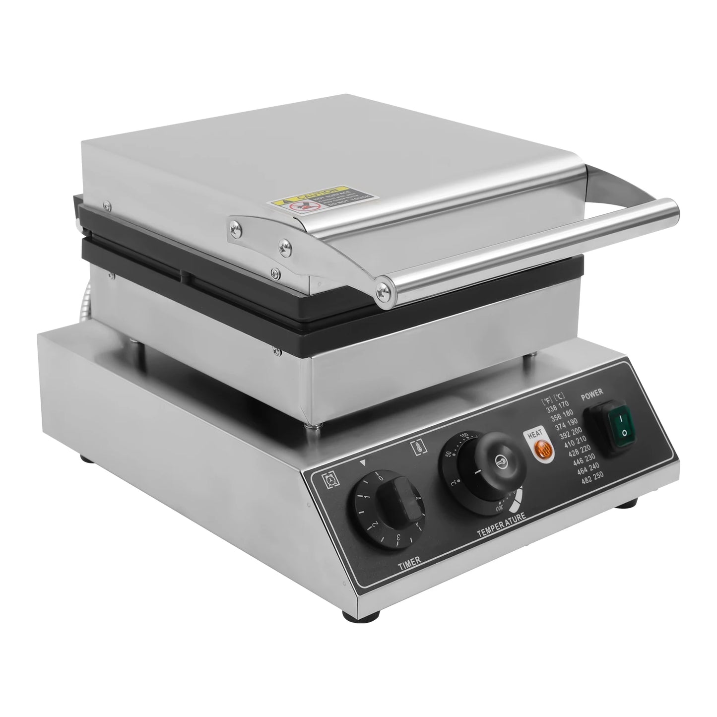1750W Electric Waffle Maker 4 Grids Waffle Making Machine for Making Waffles Home Kitchens Commercial 50-300℃