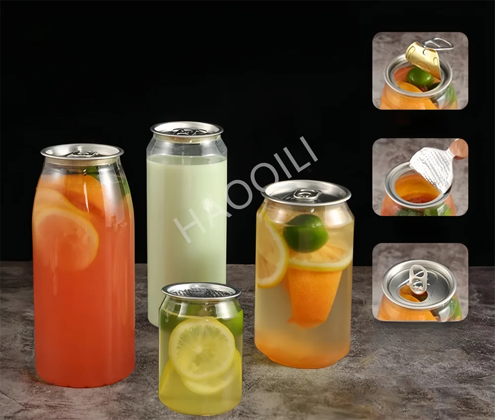 Commercial Can Sealing Machine 330/500/650ml Can Sealer 55mm Caliber Milk Tea Beverage Bottle PET Aluminum Bottle