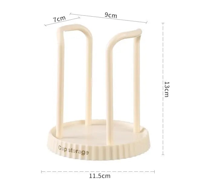 4 PACK Bathroom Cup Dispenser, Plastic Cup Holder, Disposable Cup Holder, Cup Dispenser for Restaurant, Coffee