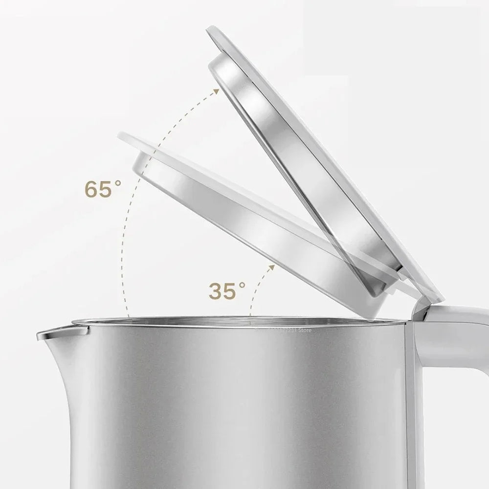 MIJIA Electric Kettle S1 Fast Hot boiling Stainless Water Kettle Teapot 1.7L 1800W Anti-Overheat Quadruple Protection