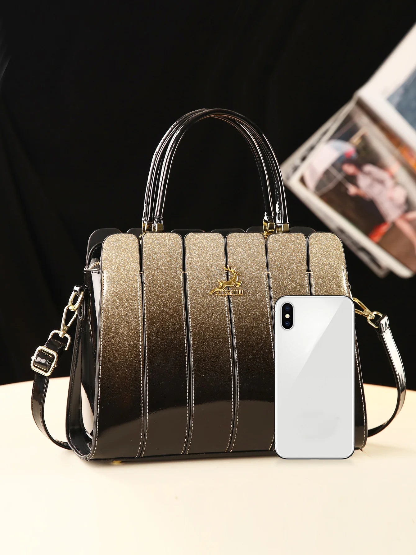 Leather Women’s Handbag Versatile Shoulder & Crossbody Crafted from smooth, bright leather with a stylish design. Comfortable, elegant, and perfect for everyday use.