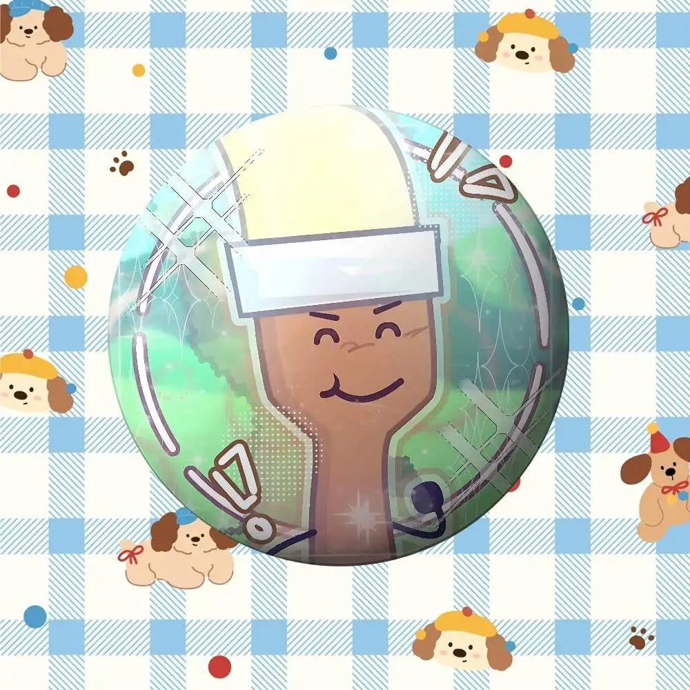Funny A-Inanimate Insanity-S Badges Tinplate Soft Button Pin Brooch Metal Badge Custom Jewelry Accessories Hat Bag Lapel