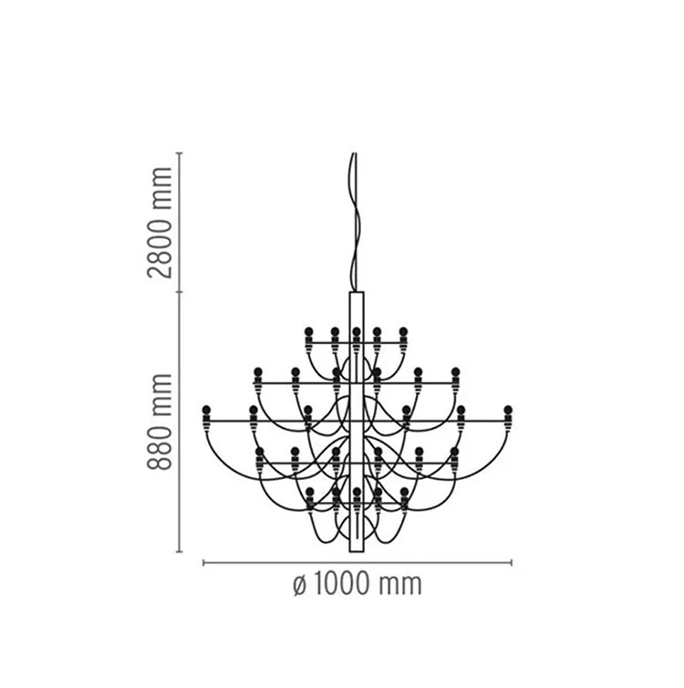 Modern Led Ceiling Chandelier Replica Pendant Lights Luxury Flo Suspension Lamp Living Room Hotel Kitchen Decor Hanging Lustre