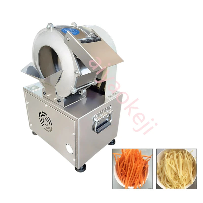 Multifunctional Vegetable Cutting Machine Commercial Potato Cucumber Carrot Slicer Electric Potato Shredder