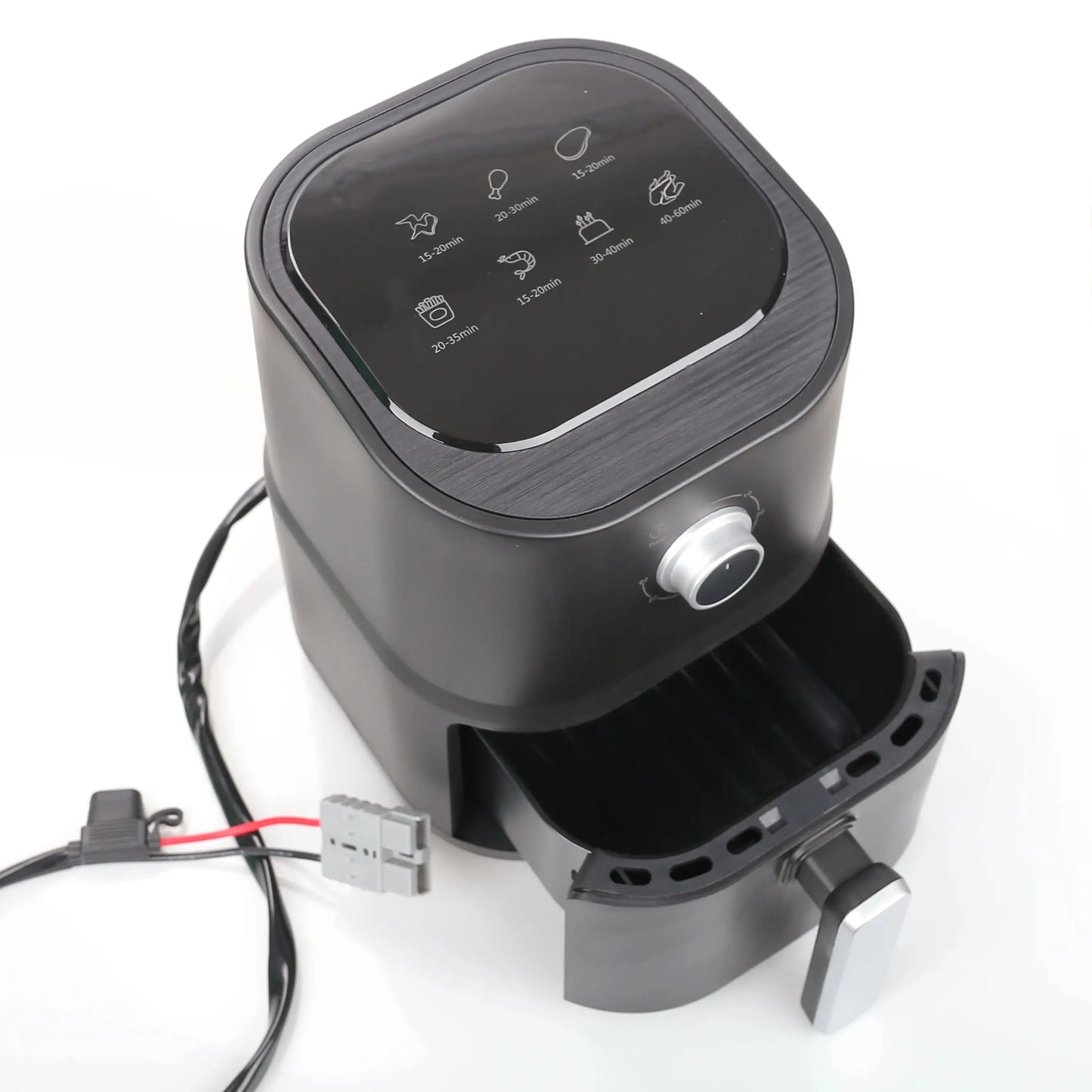 12V 200W 2.5L Electric Air Fryer For Camping Travel oil free cooking in Truck