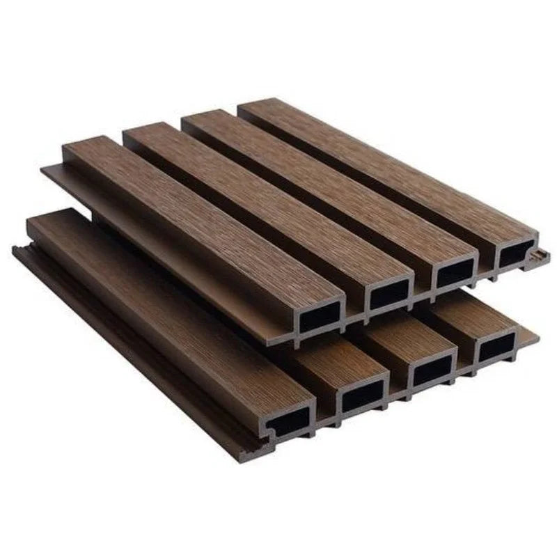Outdoor WPC Wall Panel 24x48 Inch UV Resistant & IP68 Waterproof, Fireproof Exterior Cladding for Facade/Balcony, Snap Lock Syst