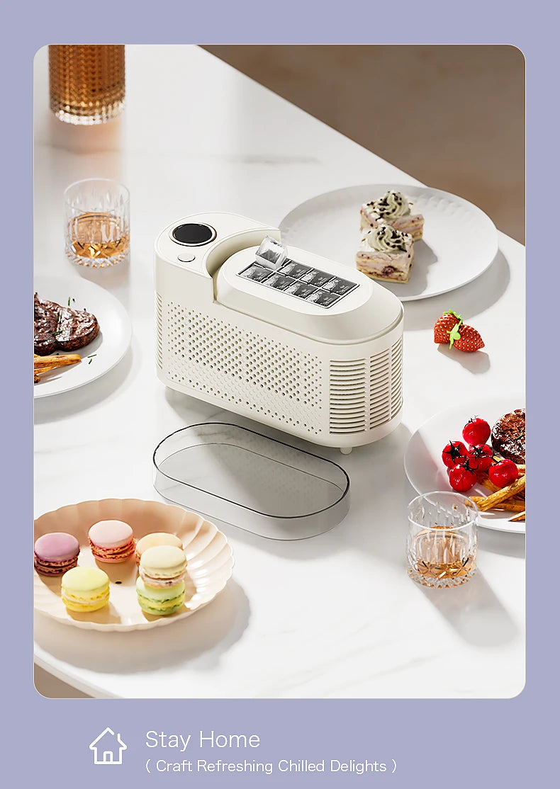 Portable Small Ice Maker Mini Convenient Home Dormitory Office Camping Car Cube Ice Automatic Ice Making Box ice machine 220V