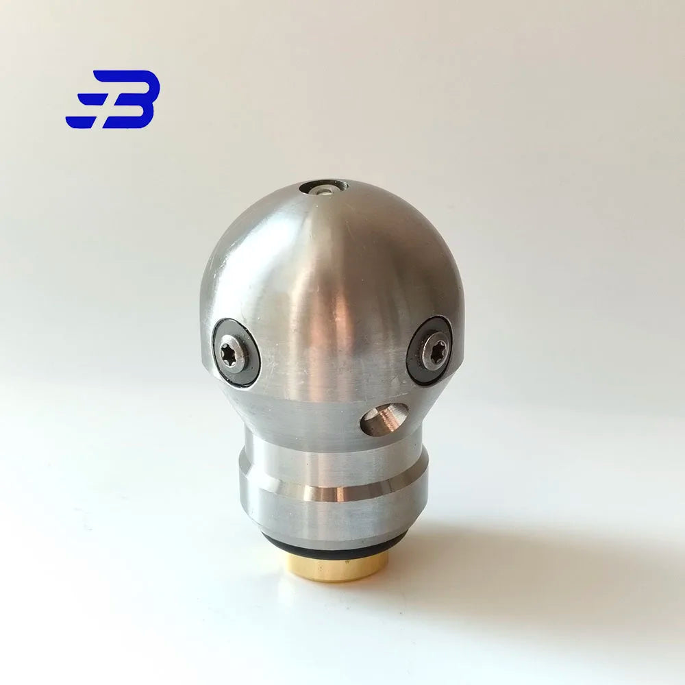 high pressure washing sewer cleaning dredge cutter nozzle WT-3/8 Rotating Ball spherical jetter nozzle