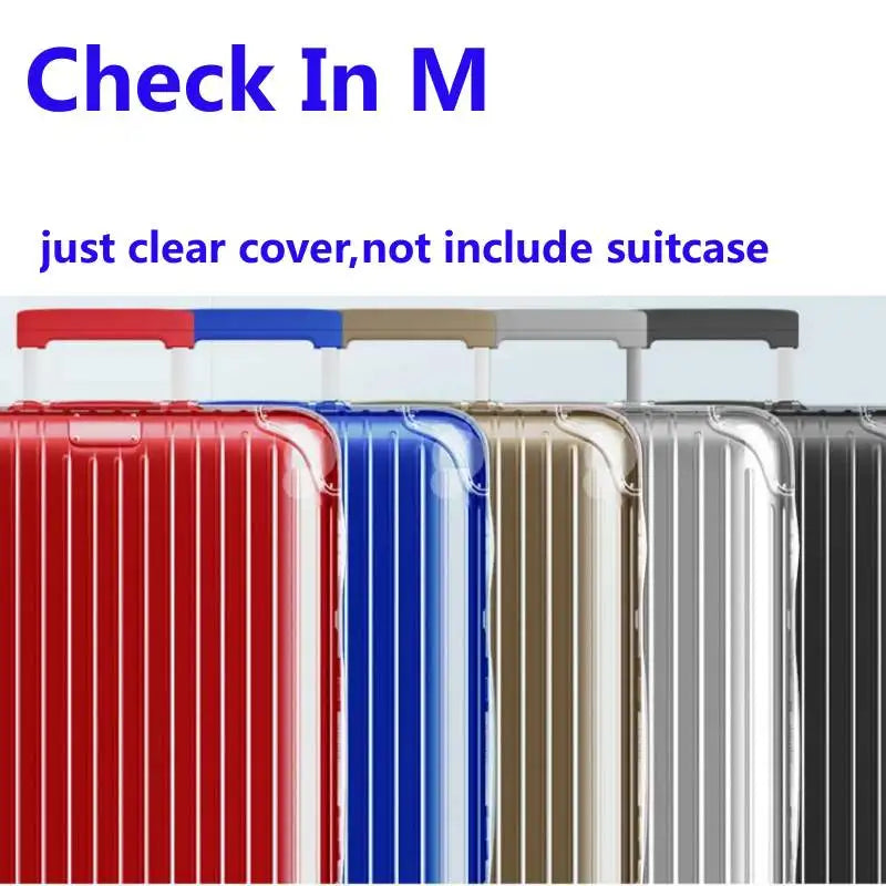 Luggage Cover For Rimowa Essential Trunk Plus Rimow Original Classic Hybrid Distinct Essential Lite Clear PVC Customized