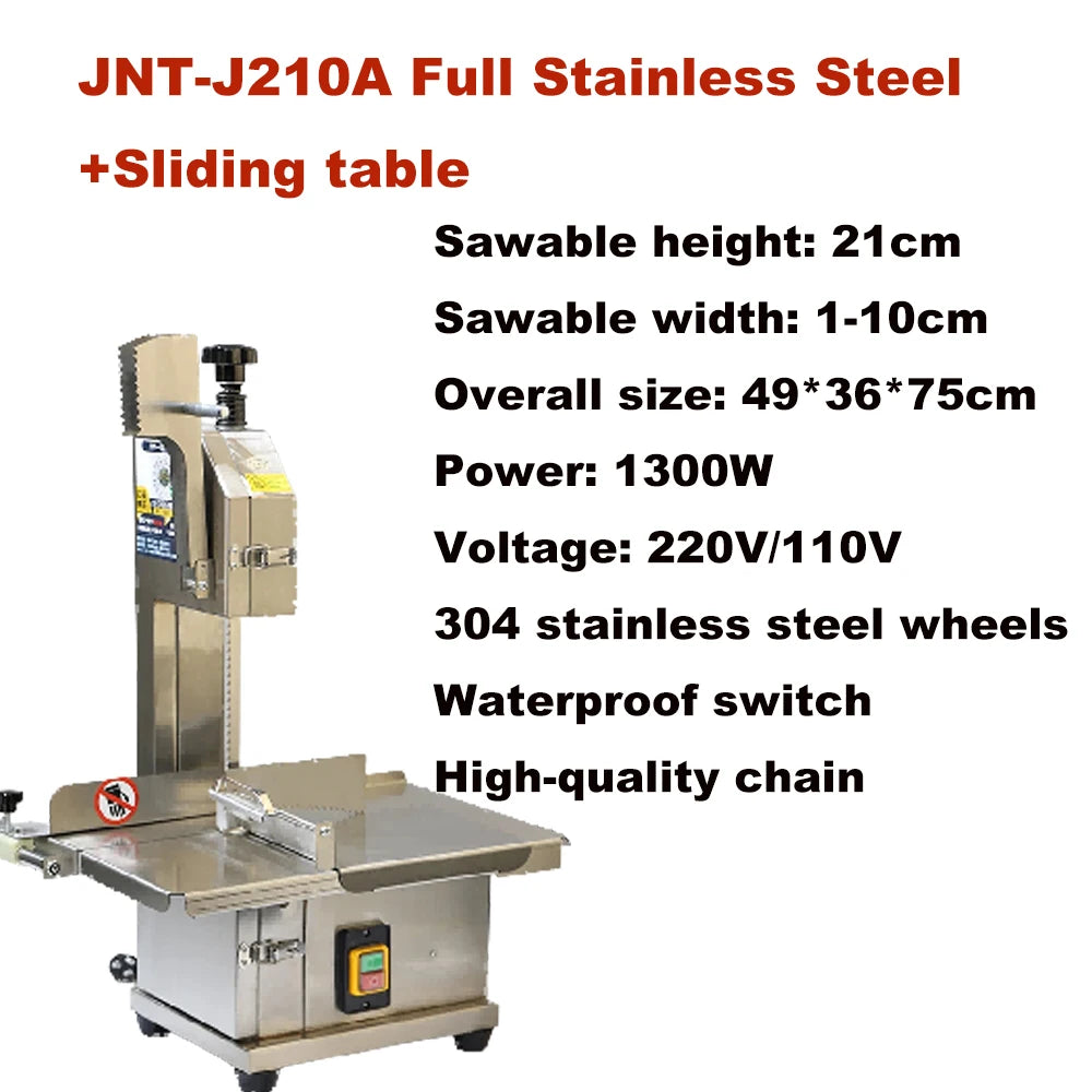 Desktop Electric Bone Saw Cutter Saw Food Processor  Cutting Machine Commercial Bone Cutter Keukenmachine