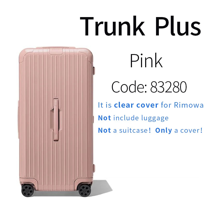 Transparent Cover Applicable for Rimowa Essential Suitcase Protective Cover Clear Trunk Plus 31 33 Inch Rimowa Luggage Cover