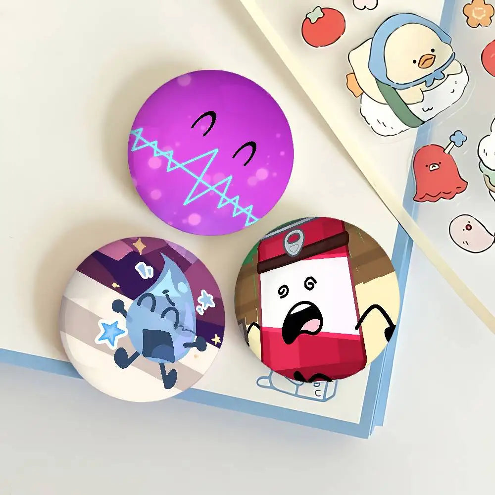 Funny A-Inanimate Insanity-S Badges Tinplate Soft Button Pin Brooch Metal Badge Custom Jewelry Accessories Hat Bag Lapel
