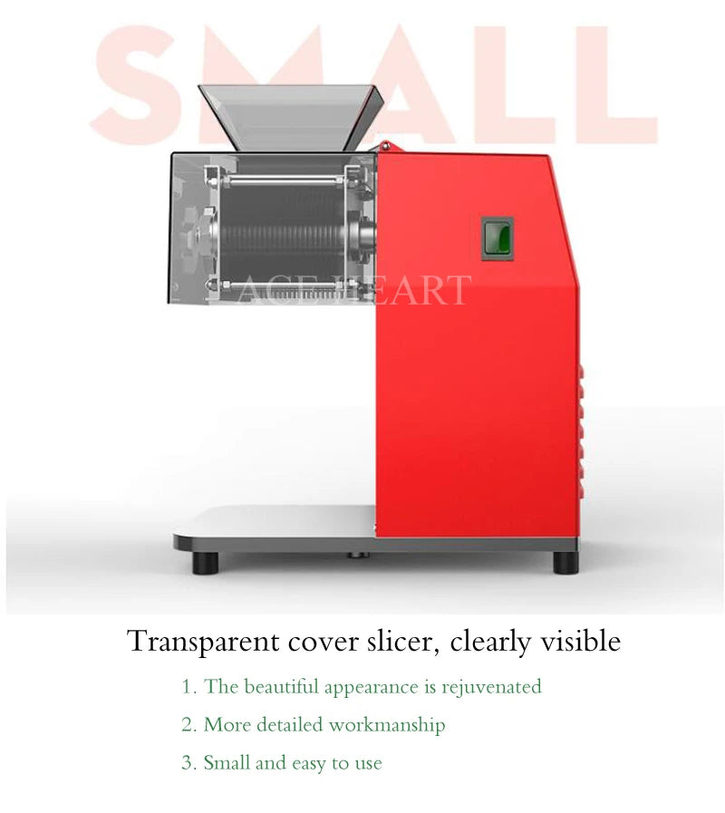 Meat Slicer Commercial Stainless Steel Meat Slicing Machine Meat Shredded Diced Machine 110V 220V