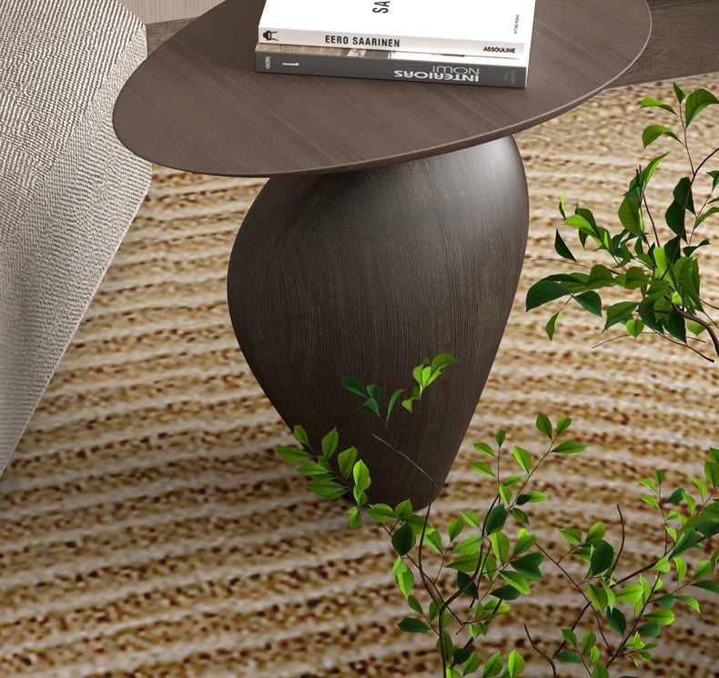 Creative Cobblestone Side Table – Nordic Style Unique, modern design perfect for living rooms, bedrooms, or sofa corners. Stylish coffee/tea table for home décor.