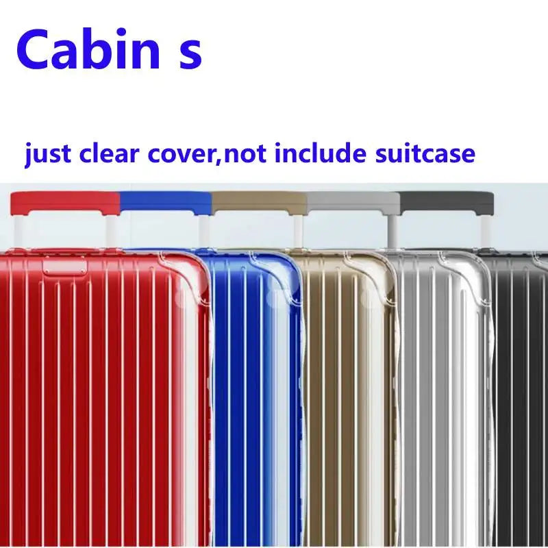 Luggage Cover For Rimowa Essential Trunk Plus Rimow Original Classic Hybrid Distinct Essential Lite Clear PVC Customized