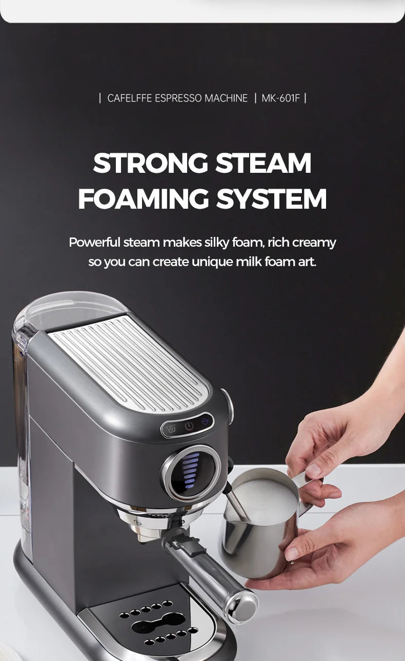 Cafelffe 4in1 Cappuccino Coffee Machine Dolce gusto Nes Capsule Espresso Maker ESE Pod Ground Gift for Lover,Dad,Mom Cafetera