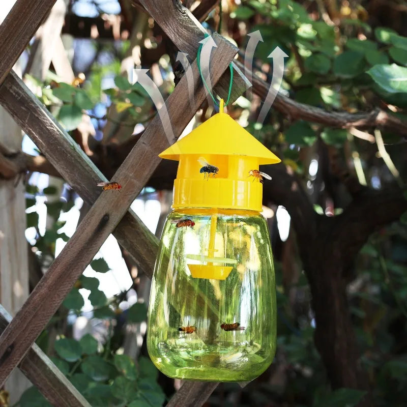 Fruit Fly Trap Reusable Plastic Insect Catcher Trap Transparent Environmentally Anti Flies Home Garden Orchard Pest Control Tool