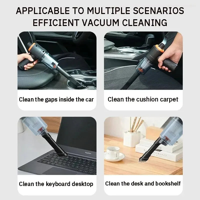 2025 Portable Small Vacuum Cleaner For Multi Purpose Vehicles Small Household Pump Handheld Car Vacuum Cleaner