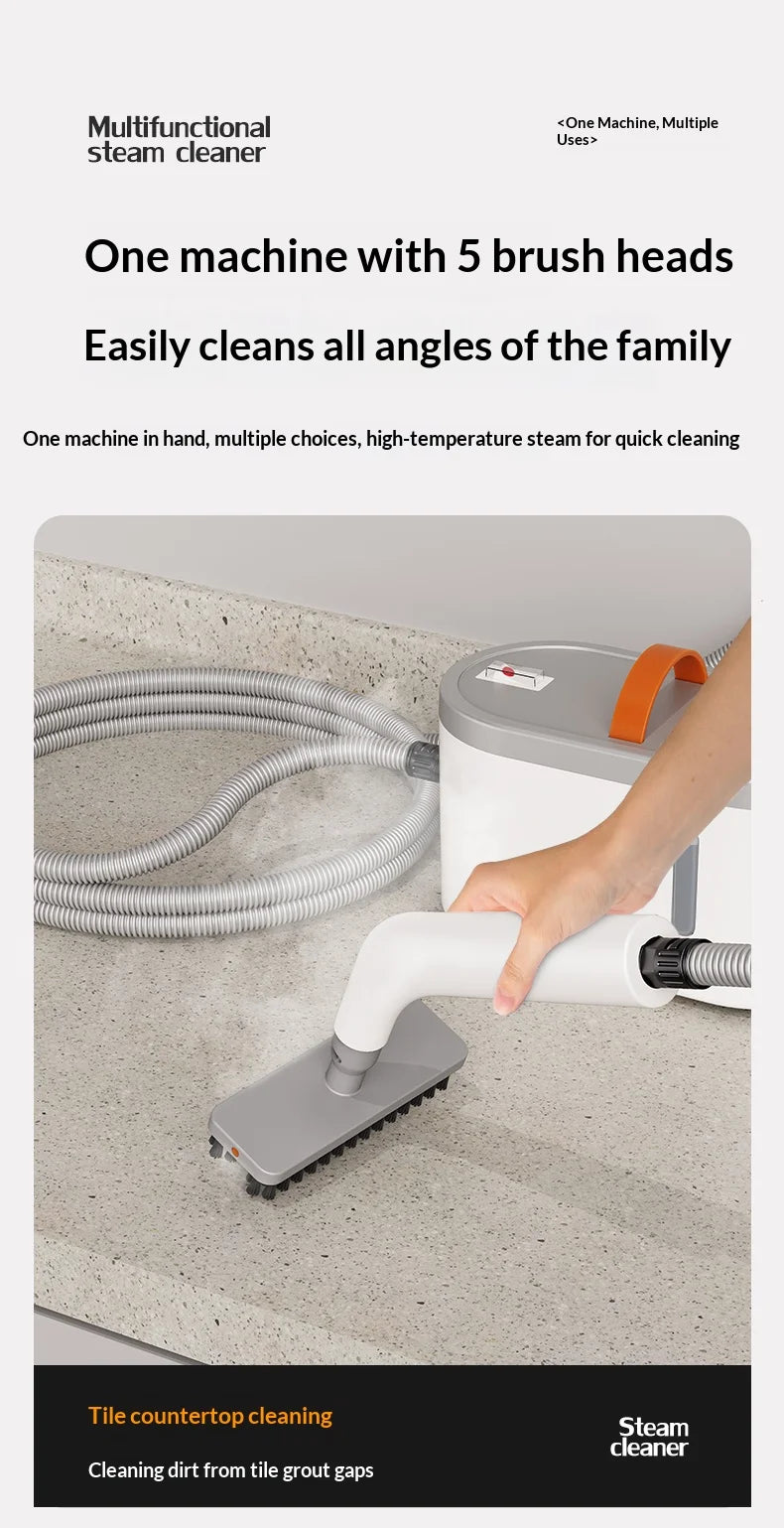 New Handheld High Temperature Steam Cleaner Kitchen Hood Cleaner for Deep Cleaning and Sanitising Electric Steam Cleaner