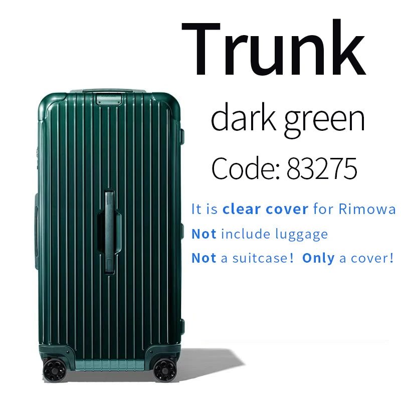 Transparent Cover Applicable for Rimowa Essential Suitcase Protective Cover Clear Trunk Plus 31 33 Inch Rimowa Luggage Cover